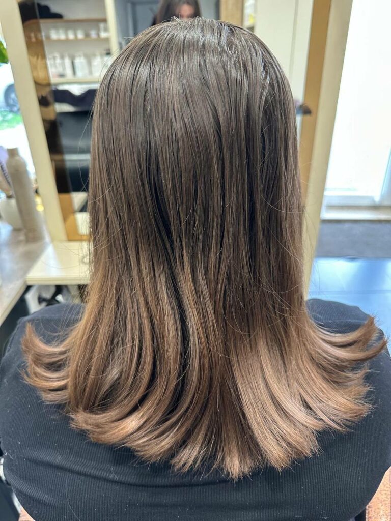 balayage cheveux femme à Toulouse